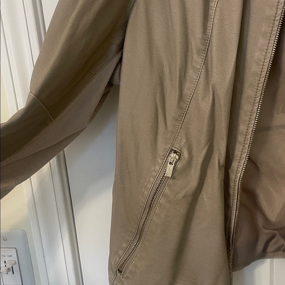 Black Rivet Beige Jacket XXL - Picture 3 of 6